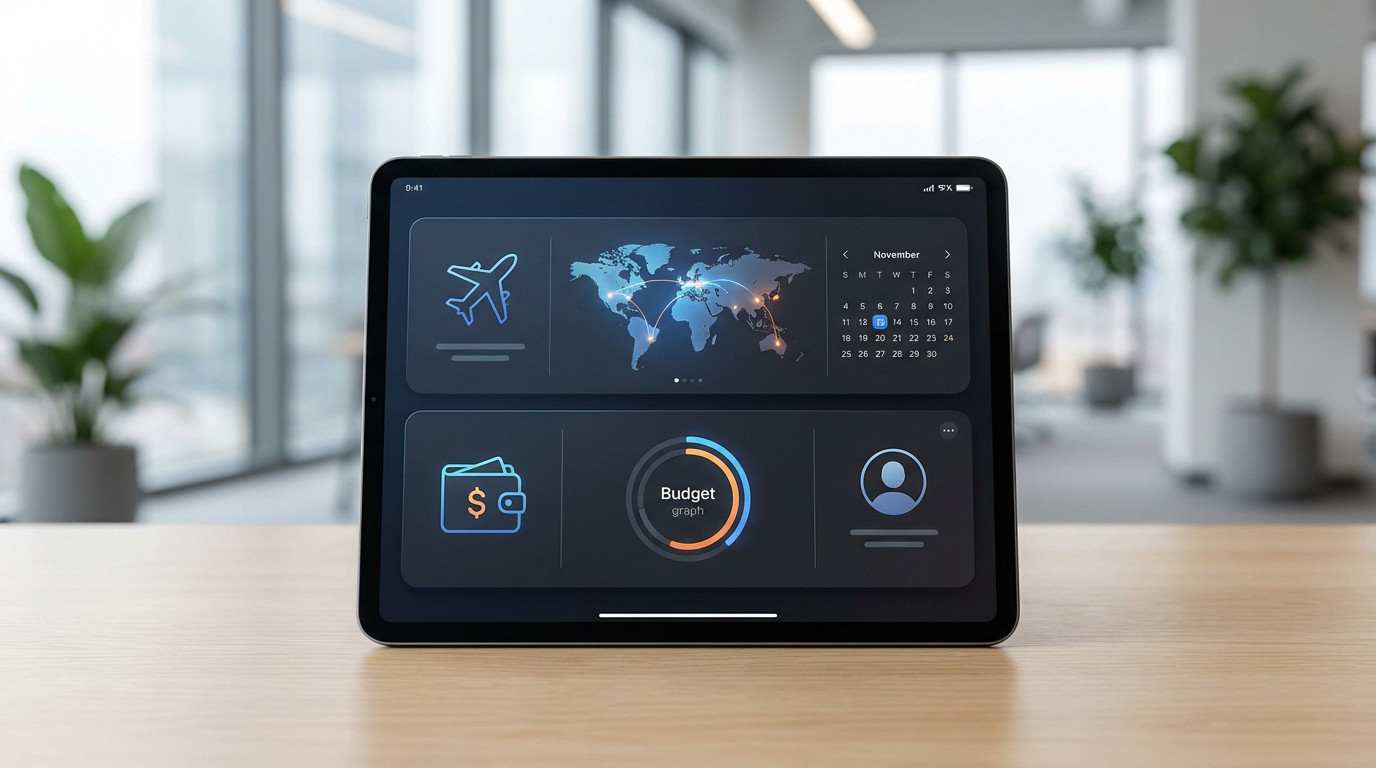 Interface unifiée Swile Travel montrant la gestion centralisée des voyages et dépenses RH