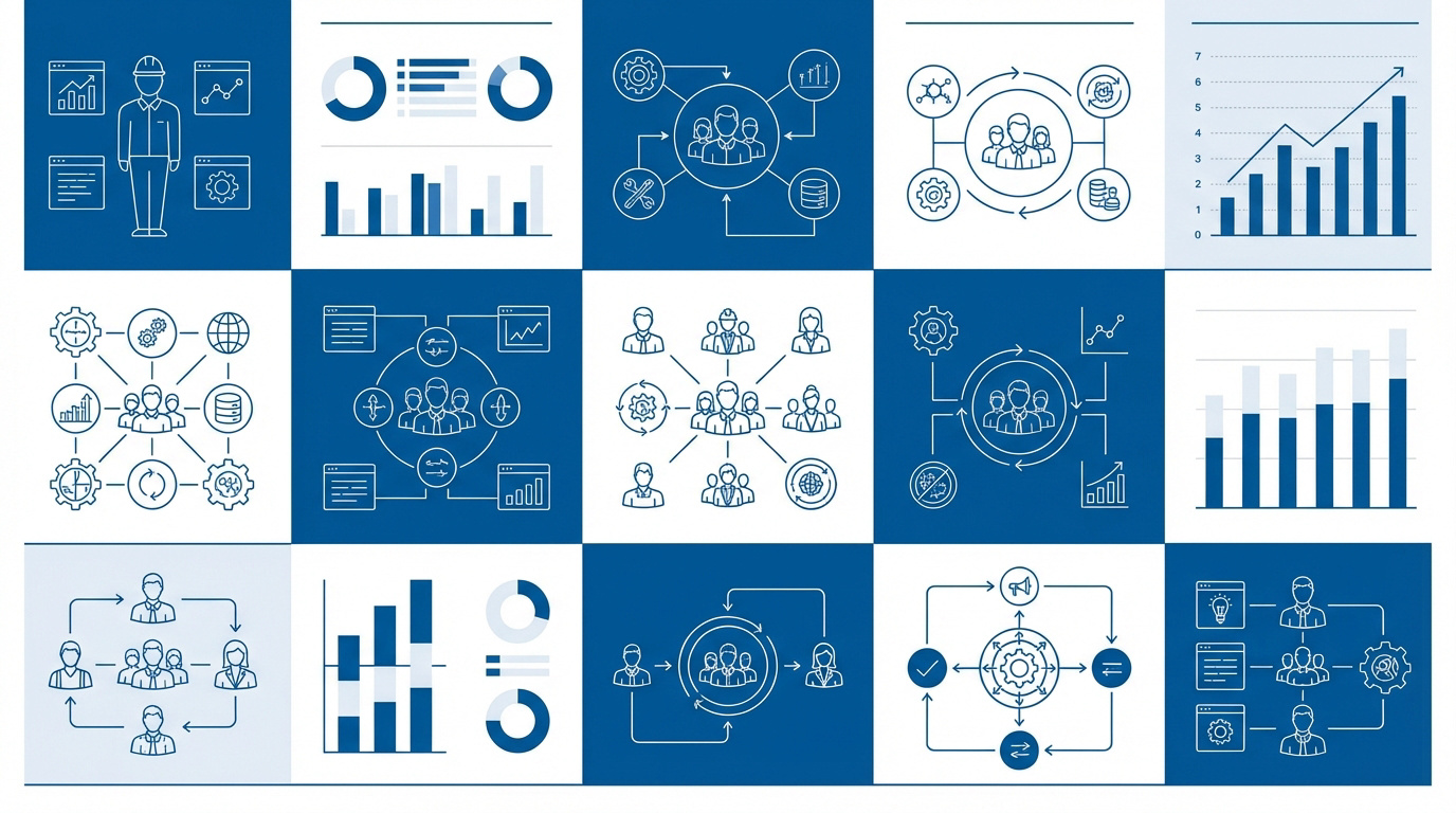 Infographie d&eacute;taillant les piliers de la r&eacute;silience d'&eacute;quipe et l'efficacit&eacute; op&eacute;rationnelle en entreprise